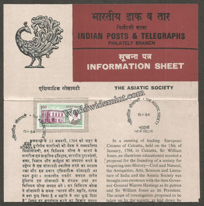 1984 The Asiatic Society Brochure