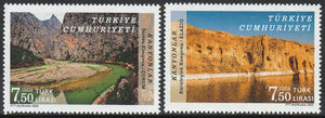 2022 Turkey Canyons of Turkey Set of 2 MNH #FOR-973