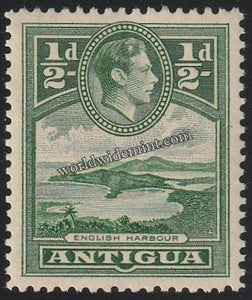 1938 - 1951 ANTIGUA - KING GEORGE VI TERCENTENARY MNH SG: 98