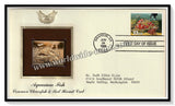 1999 USA Aquarium Fish Clownfish & Red Hermit Crab - Gold Replica FDC #FE9