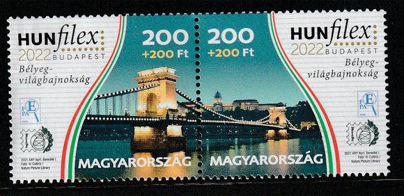 2021 Hungary Hunfilex 2022 - Budapest, Hungary MNH - Bridge #FOR-291