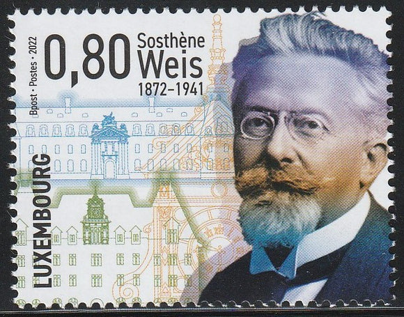 2022 Luxembourg The 150th Anniversary of the Birth of Sosthene Weis, (Artist) 1872-1941 MNH #FOR-421