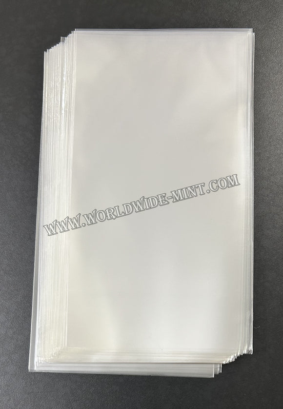 5 X 9 inch - 100 pcs - For Big FDC, MS, Long Postal Covers - BOPP Sleeves Imported Taiwan / Thailand