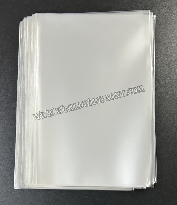 6 X 9 inch - 100 pcs - For Sheetlet, MS - BOPP Sleeves Imported Taiwan / Thailand