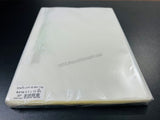 8.5 X 12 inch - 1kg (Approx 160 pcs) - For Sheetlet, A4 Size - BOPP Sleeves Imported Taiwan / Thailand