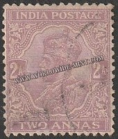 1911 - 1923 BRITISH INDIA - 2a Deep mauve - King George V Star W/M Used Stamp S.G:168