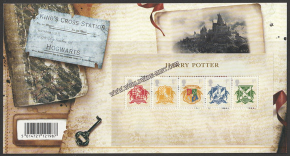 2007 Great Britain Harry Potter MS With Presentation Pack #FOR-1107