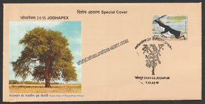 2015 JODHAPEX State Tree of Rajasthan - Khejri Special Cover #SPL-176