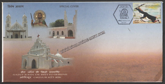 2015 Saint John de Britto shrine Special Cover #SPL-293