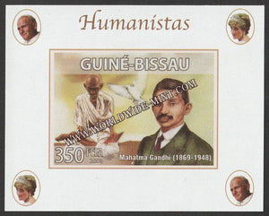 2008 Guinea Bissau Gandhi MS #Gan597