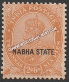 1932 Nabha K.G. V - Orange 2a and 6p SG: 65, £ 4.50 MNH