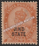 1927 Jind K.G. V  - Orange 2a and 6p. SG: 82, £ 2.25 MNH