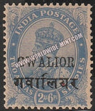 1925 Gwalior K.G. V Ultramarine - 2a and 6p. SG: 83, £ 4.50 MNH