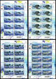 2019 Thailand Preserved Wild Animal - Marine Life 4v Sheetlet of 10 #TH-1150