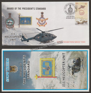 2012 INDIA 111 HELICOPTER UNIT STANDARDS PRESENTATION APS COVER (06.03.2012)