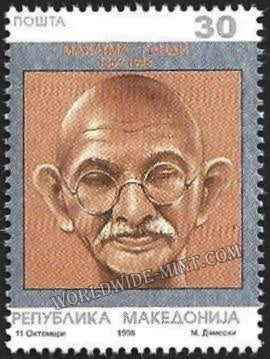 1998 Macedonia Gandhi 1v Stamp #Gan393