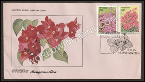 1985 Bougainvillea-2v Set FDC
