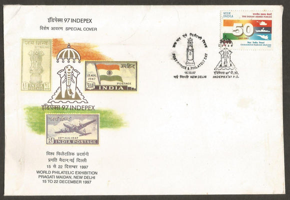 World Philatelic Exhibition 1997 - Post Office & Philately Day Special Cover #DL103