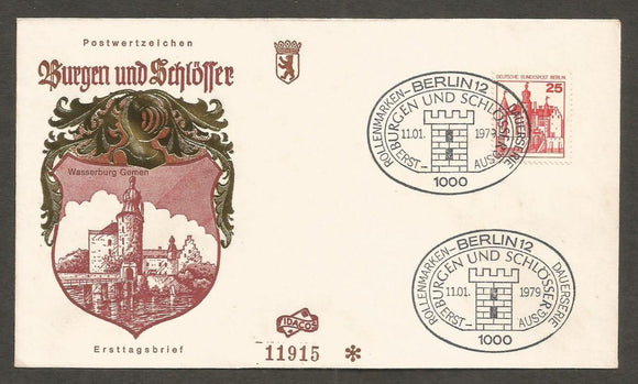 1979 Germany Castle FDC #FC104