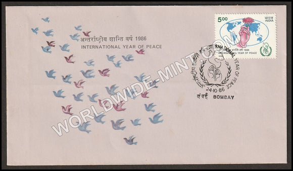 1986 International Year of Peace FDC