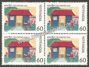 1987 Children's Day Block of 4 MNH