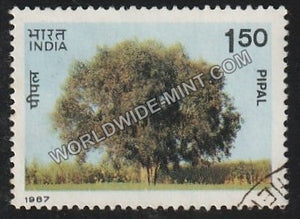 1987 Indian Trees-Pipal Used Stamp