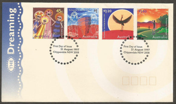 1997 Australia Dreaming - Animated Flim Stories FDC #FB110