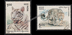 1987 Wild Life-Set of 2 Used Stamp