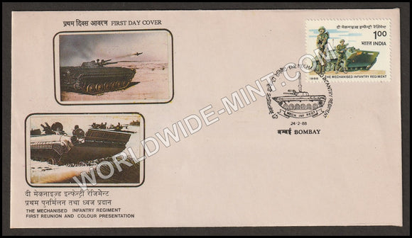 1988 The Mechanised Infantry Regiment FDC