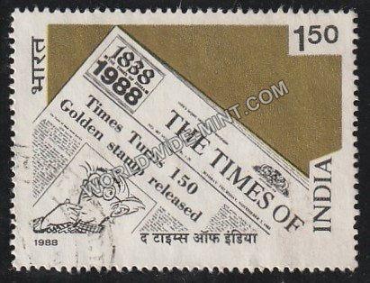 1988 The Times of India Used Stamp