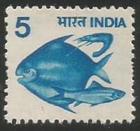 INDIA Pisciculture (Ashoka) 6th Series(5) Definitive MNH