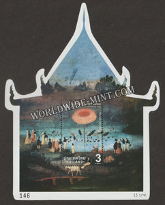 2020 Thailand Thai Heritage Conservation Day -Mural Paintings Miniature Sheet #TH-1186