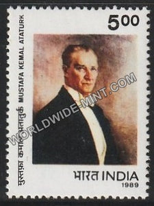 1989 Mustafa Kemal Ataturk MNH