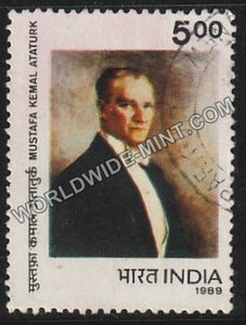 1989 Mustafa Kemal Ataturk Used Stamp