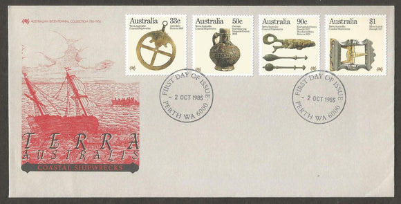 1985 Australia Terra Australis Coastal Shipwrecks FDC #FB120