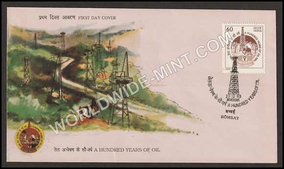 1989 A Hundred Years of Oil FDC