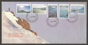 1985 Australia Antarctic Territory Antarctic Scenes Series 2 FDC #FB12