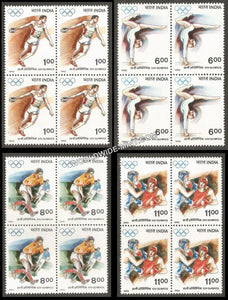 1992 XXV Olympics-Set of 4 Block of 4 MNH