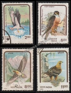 1992 Birds of Prey-Set of 4 Used Stamp