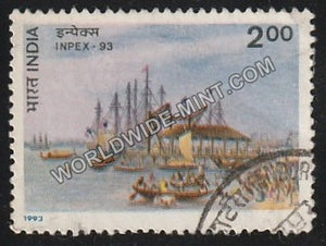 1993 Inpex-93-Boats, beach Used Stamp