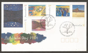 1994 Australia day Modern Paintings FDC #FB13