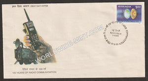 1995 100 Years of Radio Communication FDC