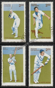 1996 Cricketers of India-Set of 4 Used Stamp