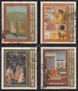 1996 Ritu Rang-Paintings-Set of 4 Used Stamp