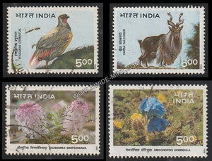 1996 Himalayan Ecology-Set of 4 Used Stamp