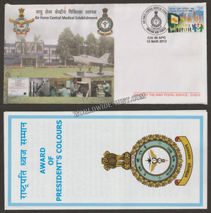 2013 INDIA AIR FORCE CENTRAL MEDICAL ESTABLISHMENT COLOURS PRESENTATION APS COVER (15.03.2013)