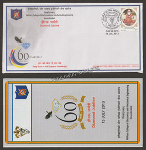 2013 INDIA MILITARY COLLEGE OF ELECTRICAL & MECHANICAL ENGINEERING DIAMOND JUBILEE APS COVER (15.07.2013)