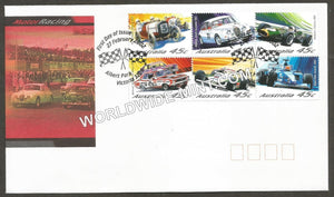 2002 Australia Motor Racing Cars FDC #FA153