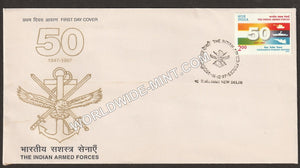 1997 50 Years of Indian Armed Forces FDC