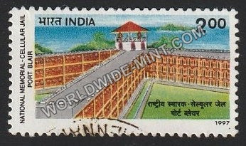 1997 Cellular Jail, Port Blair Used Stamp